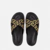 Sandales en cuir nappa jacquard Sandales en cuir nappa jacquard