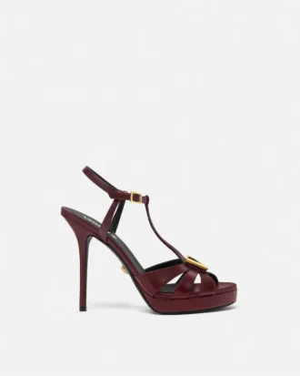 Sandales en cuir V 120 mm