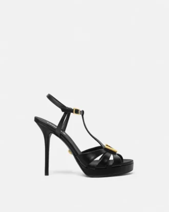 Sandales en cuir V 120 mm