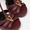 Sandales en cuir V 120 mm Sandales en cuir V 120 mm