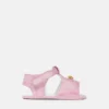 Sandales en satin imprimé pour bébé