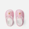 Sandales en satin imprimé pour bébé