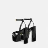 Sandales Gianni Ribbon effet croco 140 mm Sandales Gianni Ribbon effet croco 140 mm