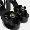 Sandales Gianni Ribbon effet croco 140 mm Sandales Gianni Ribbon effet croco 140 mm