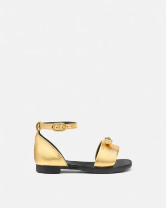 Sandales métalliques Gianni Ribbon pour enfants
