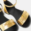 Sandales métalliques Gianni Ribbon pour enfants Sandales métalliques Gianni Ribbon pour enfants