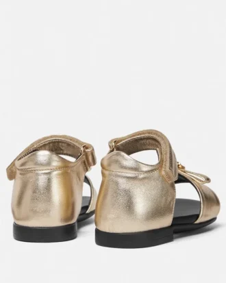 Sandales métalliques à ruban Baby Gianni