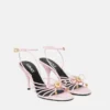 Sandales Opera Bow en cuir nappa 85 mm Sandales Opera Bow en cuir nappa 85 mm