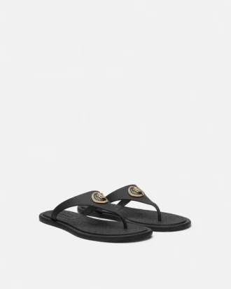 Sandales plates en caoutchouc Alia