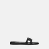 Sandales plates Medusa 95 en cuir verni