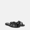 Sandales plates Medusa 95 en cuir verni