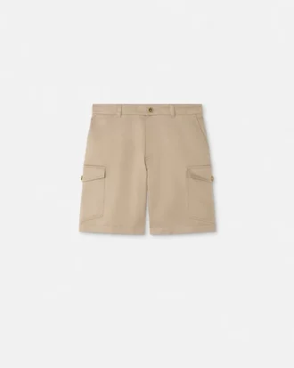 Short cargo en gabardine