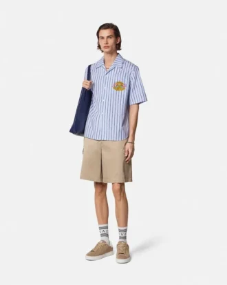Short cargo en gabardine