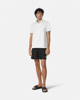 Short de bain brodé