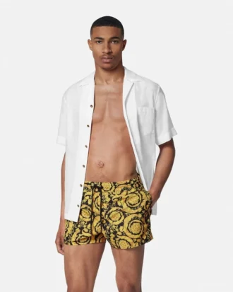 Short de bain imprimé