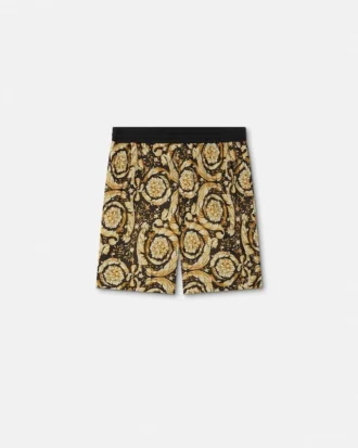 Short de survêtement en jacquard Barocco