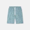 Short en denim chambray jacquard Barocco