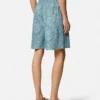 Short en denim chambray jacquard Barocco