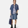 Short en denim Medusa Biggie Short en denim Medusa Biggie