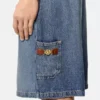 Short en denim Medusa Biggie Short en denim Medusa Biggie