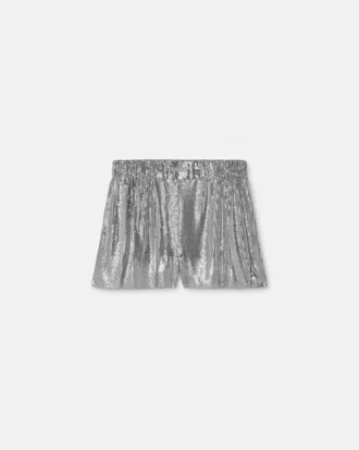 Short en maille métallique