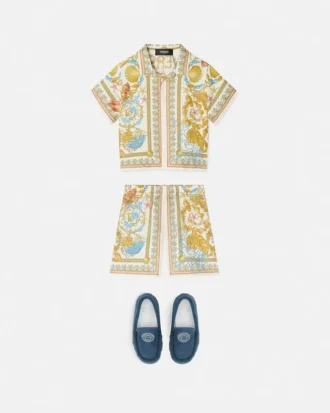 Short en soie Barocco Silk pour enfant