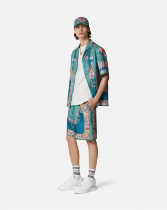 Short en soie Coral Theatre