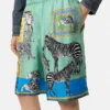 Short en soie Versace Safari Short en soie Versace Safari