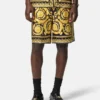 Short en twill de soie imprimé Short en twill de soie imprimé