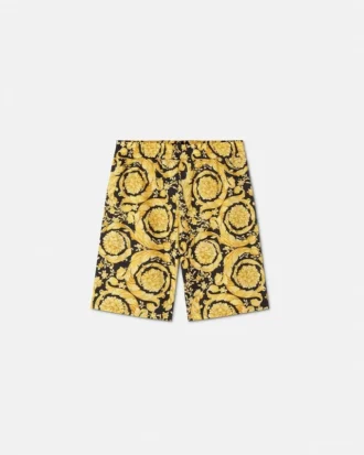 Short en twill de soie imprimé pour enfant