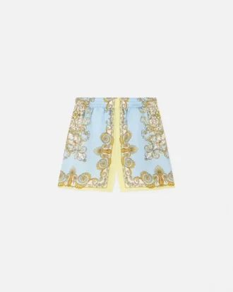 Short en twill de soie imprimé pour enfant