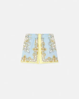Short en twill de soie imprimé pour enfant