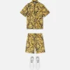 Short en twill de soie imprimé pour enfant