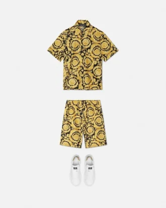 Short en twill de soie imprimé pour enfant