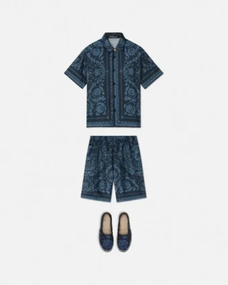 Short en twill de soie imprimé pour enfant