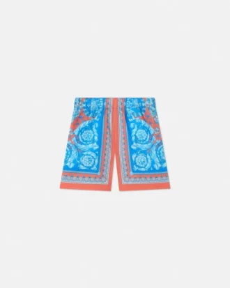 Short imprimé en popeline de coton pour enfants