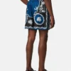 Short slim en twill de soie imprimé Short slim en twill de soie imprimé