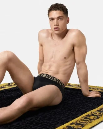 Slip de bain en nylon mélangé
