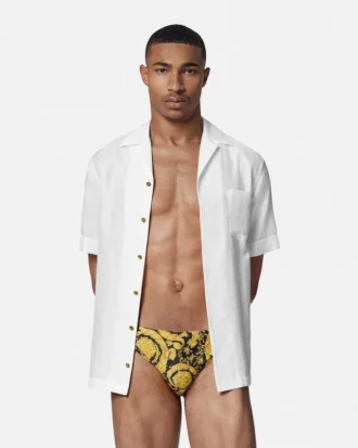 Slip de bain imprimé