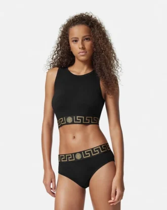 Slip en jersey de coton jacquard