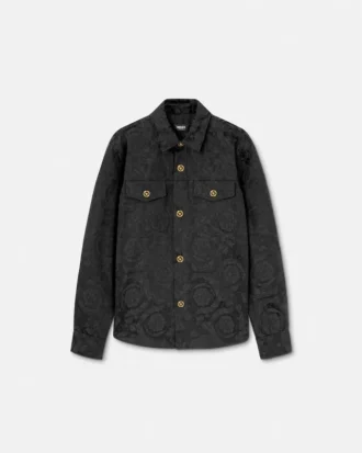 Surchemise en coton jacquard