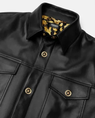 Surchemise en cuir