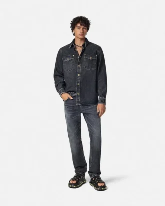Surchemise en denim Surchemise en denim