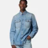 Surchemise en denim embellie Surchemise en denim embellie