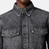 Surchemise en denim imprimé foulard