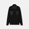 Surchemise en laine cloutée Surchemise en laine cloutée