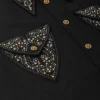 Surchemise en laine cloutée Surchemise en laine cloutée