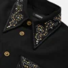 Surchemise en laine cloutée Surchemise en laine cloutée