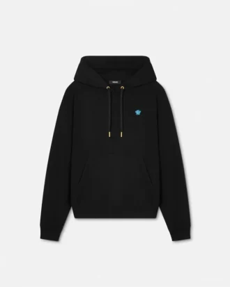 Sweat à capuche brodé Medusa