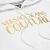 Sweat à capuche court avec logo